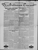 De Arubaanse Courant (21 Augustus 1951), Aruba Drukkerij