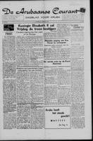 De Arubaanse Courant (7 Februari 1952), Aruba Drukkerij