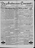 De Arubaanse Courant (26 November 1952), Aruba Drukkerij