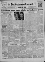 De Arubaanse Courant (6 November 1954), Aruba Drukkerij