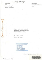 Rapport van de Missie Technische Bijstand ten behoeve van de Landbouwontwikkeling op Aruba, Jonge Poerink, H.; Polman, F.J.