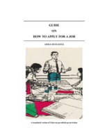 Guide on How to Apply for a Job, Kock, Adolf (Dufi)