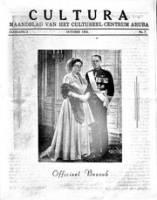 Cultura (October 1955) : Maandblad van het Cultureel Centrum Aruba, Cultureel Centrum Aruba