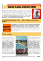 Biografia di Roland Narcisio Kock (Chicho), Departamento di Cultura Aruba