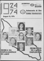Aruba Esso News (August 12, 1974), Lago Oil and Transport Co. Ltd.