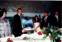 Bezoek Kroonprins Willem-Alexander Maart 1996 + Viering 18 maart 1996 - Beeldcollectie Gabinete Henny Eman II, no. 0597