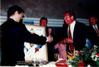 Bezoek Kroonprins Willem-Alexander Maart 1996 + Viering 18 maart 1996 - Beeldcollectie Gabinete Henny Eman II, no. 0629