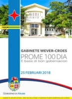 Gabinete Wever-Croes : Prome 100 Dia : E base di bon gobernacion, Gabinete Wever-Croes