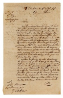 No. 70/9 Letter to the Commander of Saba (4th of July 1848)