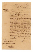 No. 70/9 Letter to the Commander of Saba (26th August 1846)