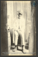 Portretfoto. Man in deuropening. Foto Soublette et Fils, Curaçao (ca. 1900-1920), Array