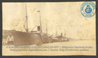Stoomschip Buenos Aires. Foto Soublette et Fils, Curaçao (ca. 1900-1920), Array