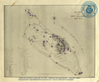 Kaart van het Eiland Aruba (1825)