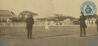 Voetbalspel Koninginnedag 1924, Oranjestad (Dr. Johan Hartog Collection)
