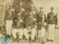 Het Arubaanse politiekorps, Koninginnedag 1923 (Dr. Johan Hartog Collection)