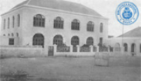 Zusters Dominicanessen. Nieuw klooster 'Santa Maria' te Oranjestad (of Playa), 1920. (Dr. Johan Hartog Collection)