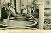 Maquinaria para cosinar aloe, propriedad de Adriaan Lacle, Aruba A.H.