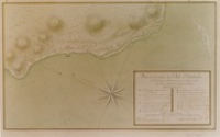 Plan de la rade de l'isle St. Eustache d'après celui levé simplement à la vue au mois de janvier 1766