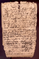 No. 6 Een brief aan den commandeur van Aruba, van Jeosuah de Mordechay Henriquez. Curacao 11 augustus 1817