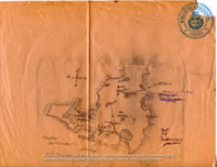Map of Sint Maarten on facsimile paper (Blueprint) : Beeldcollectie Dr. Johan Hartog, St. Martin/Sint Maarten, no. 001-06-001
