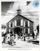 Methodisten kerk, Philipsburg. Sint Maarten. : Beeldcollectie Dr. Johan Hartog, St. Martin/Sint Maarten, no. 001-06-005