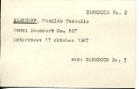 Entrevista: Casildo Castulio Dijkhoff (n. 7 maart 1895), Tromp, Gregorio (Ito)
