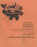 Kambio (Juni 1967), Redakshon Kambio