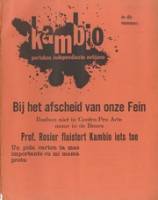 Kambio (Januari 1968), Redakshon Kambio