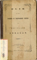 Blik op den vroegeren en tegenwoordigen toestand van het eiland Curaçao (1848)