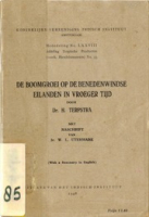 De Boomgroei op de Benedenwindse Eilanden in Vroeger Tijd (1948), Terpstra, Heert