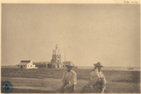 Tab. XIII. Blick auf das Fort und die Rhede von Oranjestadt auf Aruba (1885), Neervoort van de Poll, Jacobus Rudolphus Hendrik