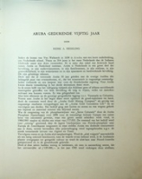 Aruba Gedurende Vijftig Jaar (1898-1948) - Hessling, Hesseling, Henk A.