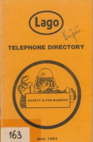 Lago Telephone Directory 1984, Lago Oil and Transport Co. Ltd.