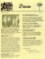 Diario LAGO (Monday, January 11, 1971), Lago Oil and Transport Co. Ltd.