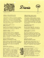 Diario LAGO (Wednesday, January 20, 1971), Lago Oil and Transport Co. Ltd.