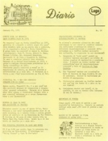 Diario LAGO (Monday, January 25, 1971), Lago Oil and Transport Co. Ltd.