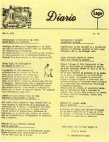Diario LAGO (Thursday, May 6, 1971), Lago Oil and Transport Co. Ltd.