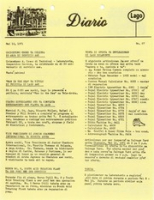 Diario LAGO (Monday, May 10, 1971), Lago Oil and Transport Co. Ltd.