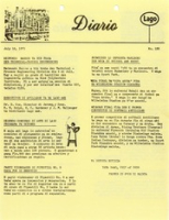 Diario LAGO (Friday, July 16, 1971), Lago Oil and Transport Co. Ltd.