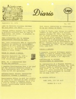 Diario LAGO (Monday, September 13, 1971), Lago Oil and Transport Co. Ltd.