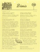 Diario LAGO (Tuesday, September 21, 1971), Lago Oil and Transport Co. Ltd.