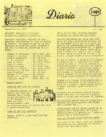 Diario LAGO (Wednesday, September 29, 1971), Lago Oil and Transport Co. Ltd.