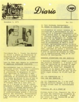 Diario LAGO (Wednesday, November 3, 1971), Lago Oil and Transport Co. Ltd.