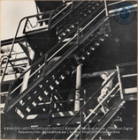 Stairs on High Pressure Still (#4557, Lago , Aruba, April-May 1944), Morris, Nelson