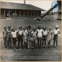 Children in School Yard - Lago Community School (#4649, Lago , Aruba, April-May 1944), Morris, Nelson