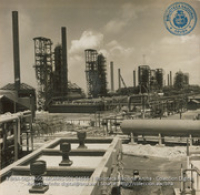 General View of High Pressure area from Light Ends Plant Control House (#4656, Lago , Aruba, April-May 1944)