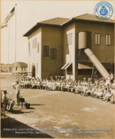 Army Band Concert in School Yard (#4719, Lago , Aruba, April-May 1944)