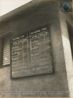 Sign (No longer used) Outside of Post Office (#5000, Lago , Aruba, April-May 1944), Morris, Nelson