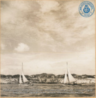 Sailboating on Lagoon (#5009, Lago , Aruba, April-May 1944), Morris, Nelson