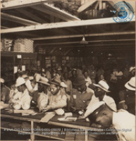 Inside Plant Commissary immediately after 4 PM quitting time (#5079, Lago , Aruba, April-May 1944), Morris, Nelson